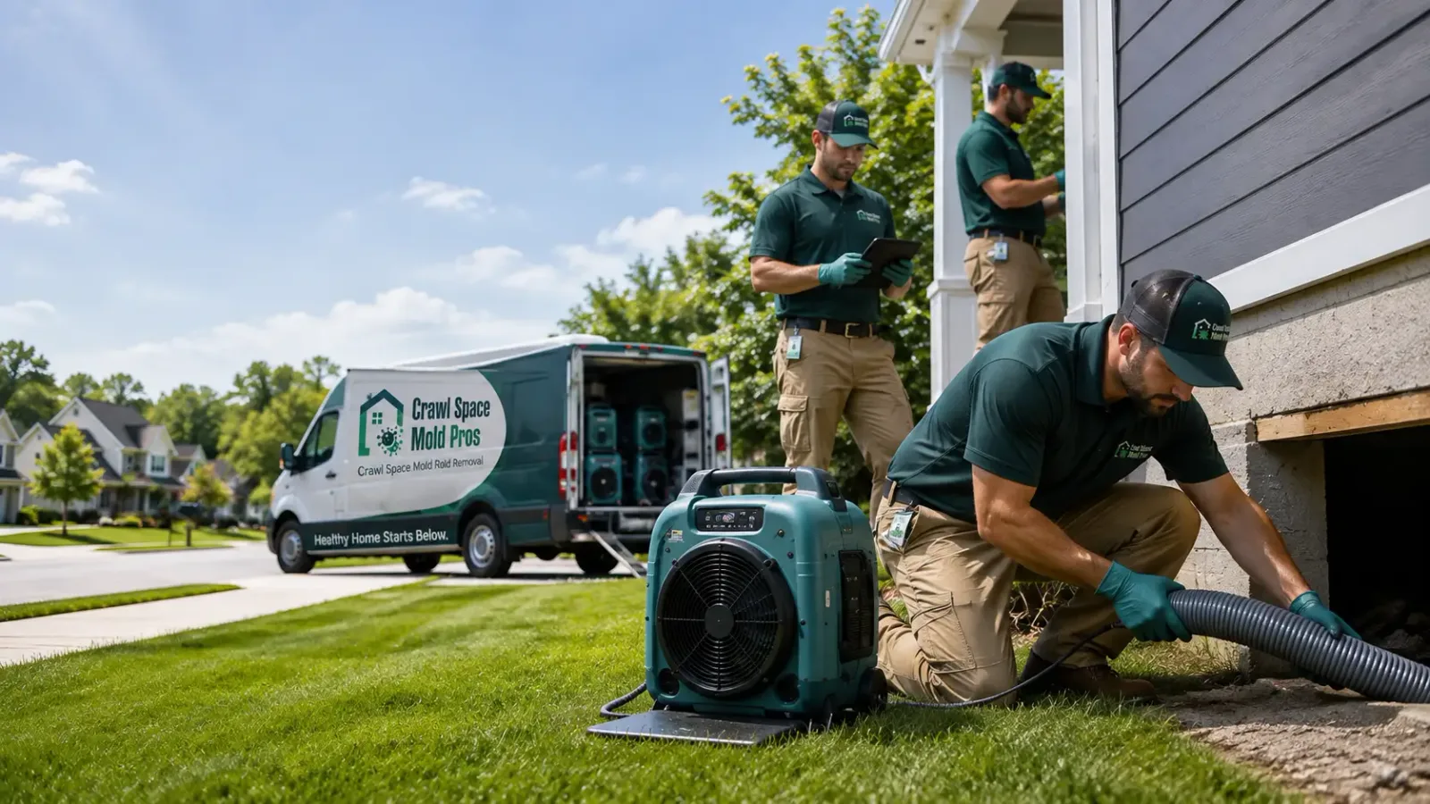 Crawl Space Mold Removal in Mount Pleasant, MI